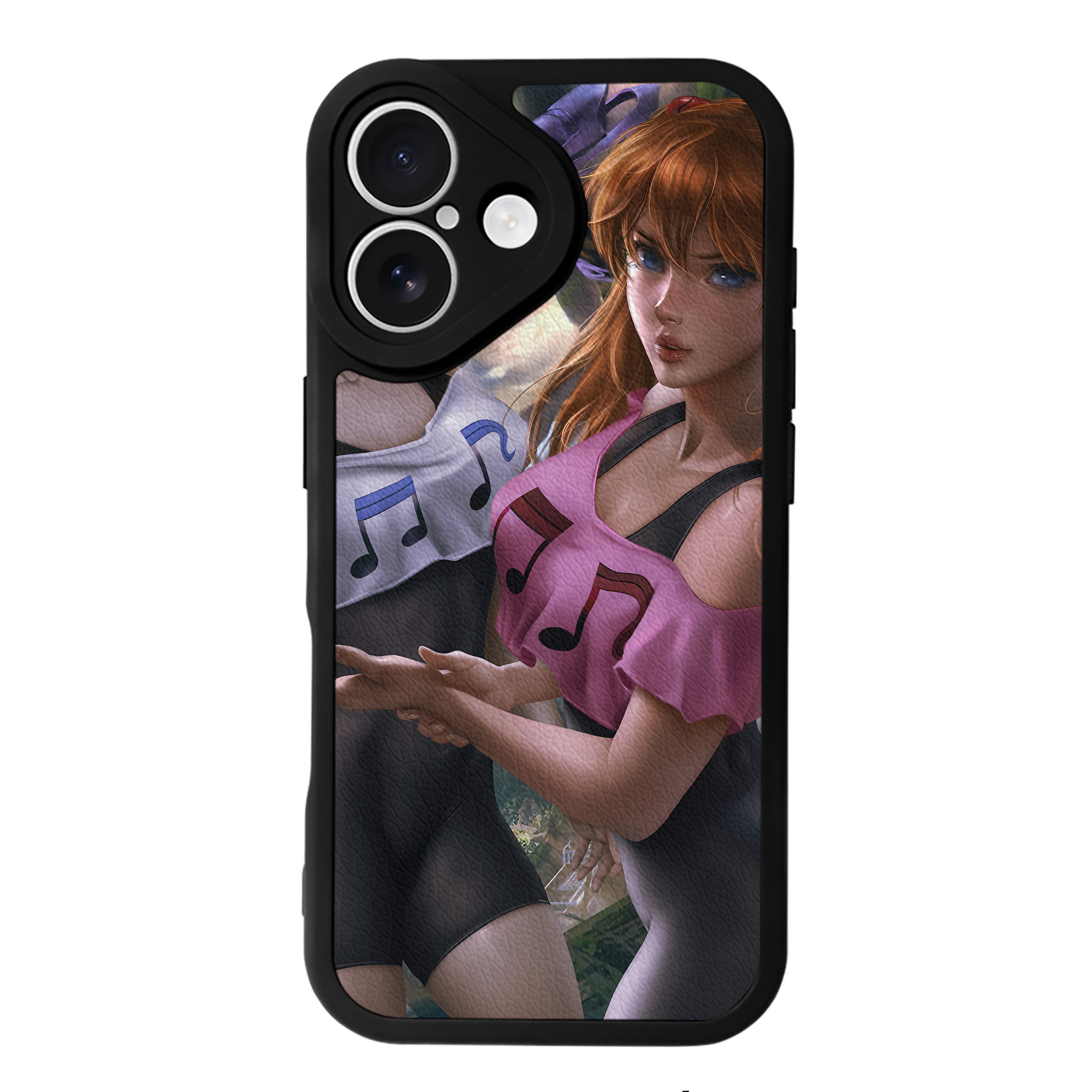 （画像用） EVA 新世紀エヴァンゲリオン 【iPhone 16シリーズ対応】シリコンスマホケース（レザー調） 材質：シリコン